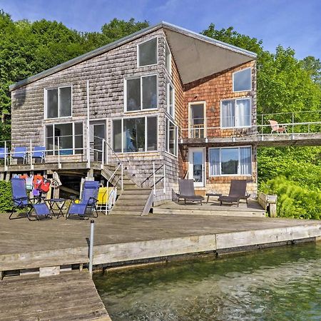 Waterfront Deruyter Home With Private Dock! New Woodstock エクステリア 写真