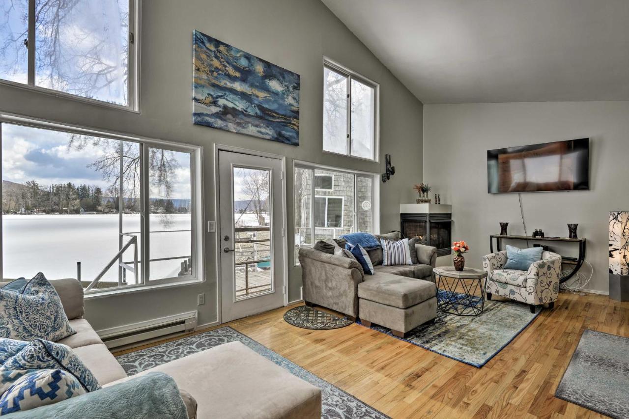 Waterfront Deruyter Home With Private Dock! New Woodstock エクステリア 写真
